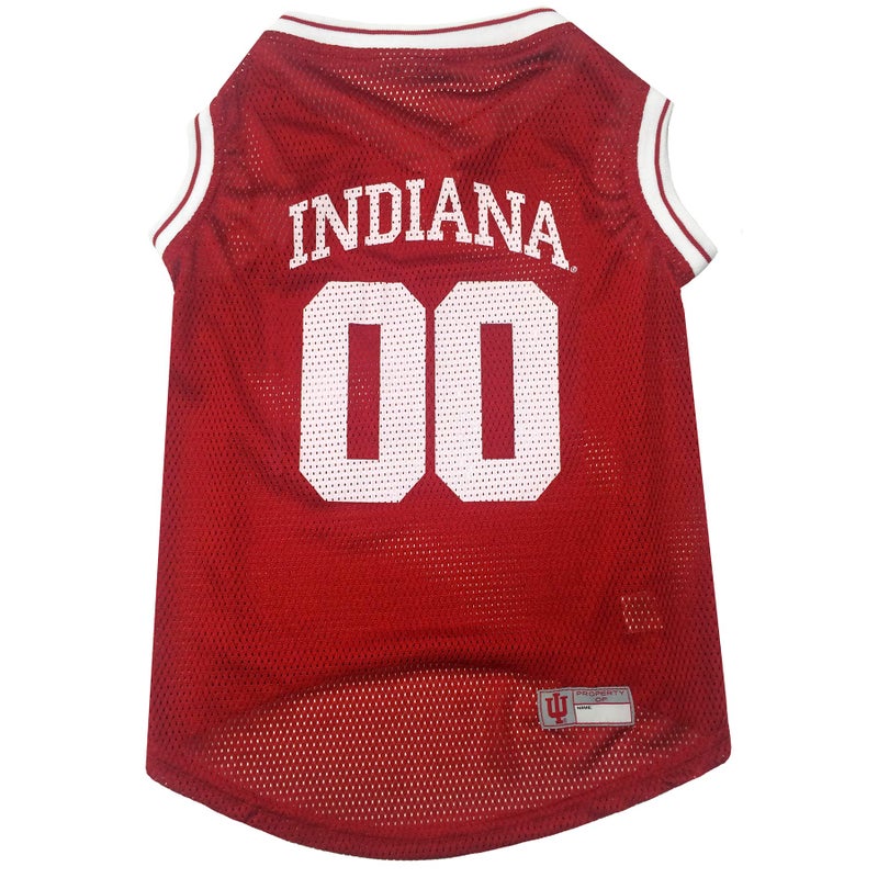 Pets First NCAA Basketball Pet Jersey INDIANA HOOSIERS Dog Jersey, Large (IND-4020-LG) - Image 1